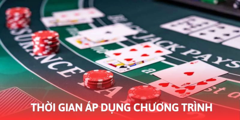 Thời gian áp dụng trong giới hạn cho phép của nhà cái