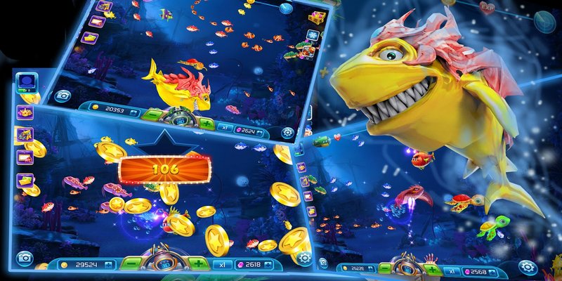 Giao diện game săn cá hoàng kim đẹp mắt ấn tượng